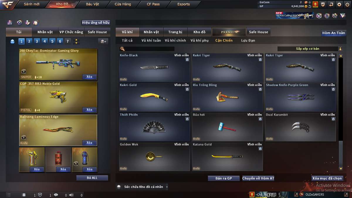 shop acc cf uy tin gia re